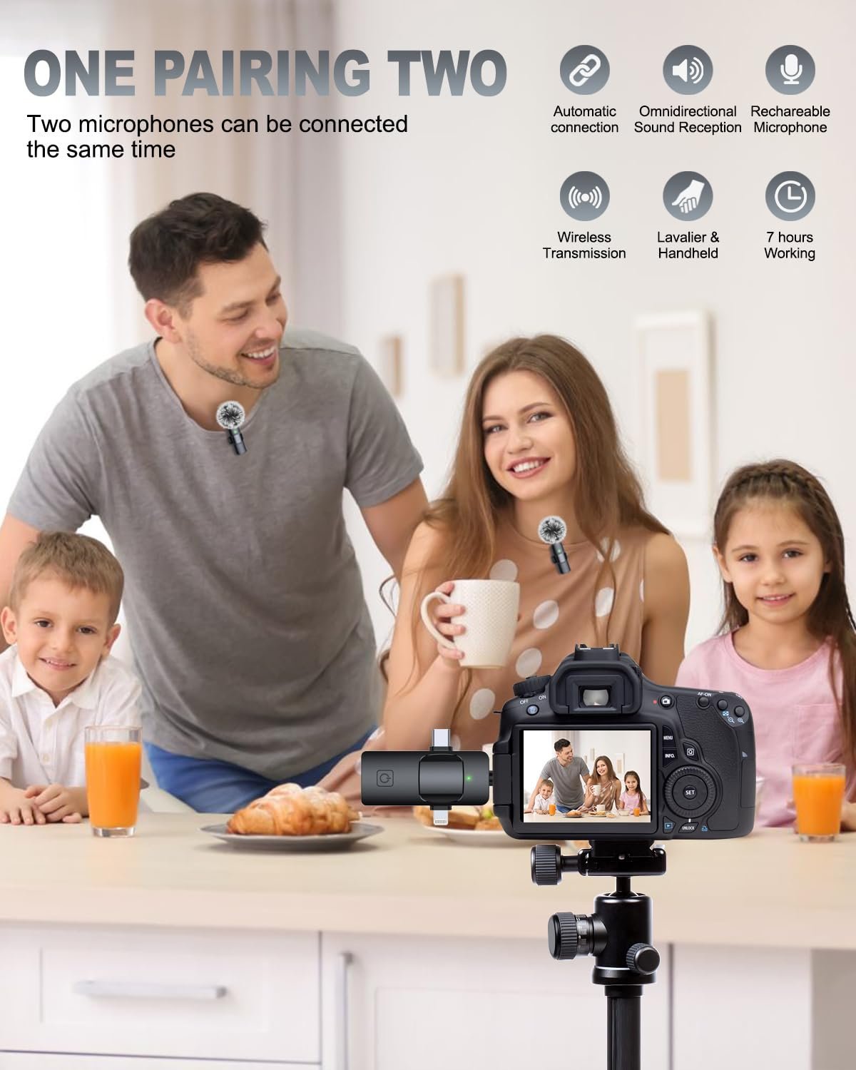 3 in 1 K15 Wireless Microphone - Image 3