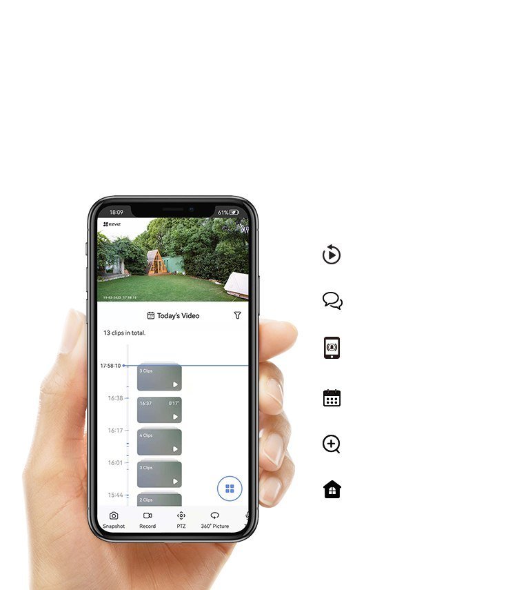 EZVIZ H3C 2K+ (4MP) Wi-Fi Smart AI Home Camera - Image 3