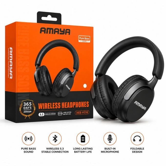 Amaya AEB-H310 Pure Bass Wireless Headphones